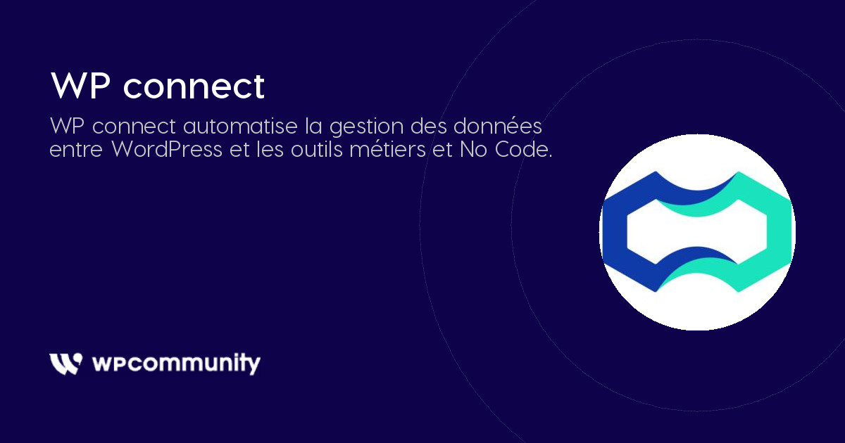 WP connect, Éditeur de plugins WordPress - WP Community
